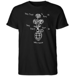 Kyrie Irving Wearing They Tried To Bury Us They Didn't Know We Were Seeds Shirt